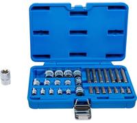 BGS 5025 | Juego de puntas y llaves de vaso | E-Torx / perfil en T (para Torx) | 30 piezas