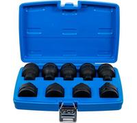 BGS | 5054 | Juego de puntas de vaso de impacto | entrada 20 mm (3/4") | hexágono interior, dentado múltiple interior (para XZN) | 9 piezas