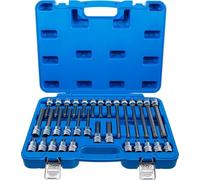 BGS 5182 | Juego de puntas de vaso | entrada 12,5 mm (1/2") | perfil en T (para Torx) | 32 piezas