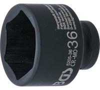 BGS 5205-36 | Llaves de vaso impacto hexagonal | entrada 12,5 mm (1/2") | 36 mm
