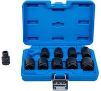 BGS technic KG – Juego de vasos de impacto hexagonal BGS 5205, 1/2" (12,5 mm) 10–24 mm, 10 piezas