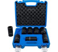 BGS | 5241 | Juego de llaves de vaso de impacto, extra largas | entrada 20 mm (3/4") | 22 - 38 mm | 8 piezas