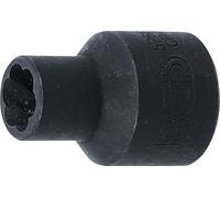 BGS 5266-10 | Llave de vaso de perfil en espiral / extractor de tornillos| entrada 12,5 mm (1/2") | 10 mm