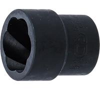 BGS 5268-22 | Llave de vaso de perfil en espiral / extractor de tornillos | entrada 12,5 mm (1/2") | 22 mm