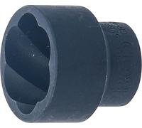 BGS 5268-27 | Llave de vaso de perfil en espiral / extractor de tornillos | entrada 12,5 mm (1/2") | 27 mm