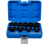 BGS technic KG – Juego de vasos BGS 5269, perfil en espiral/extractores, 1/2" 8–27 mm, 16 piezas