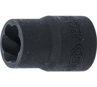 BGS 5273 | Llave de vaso de perfil en espiral / extractor de tornillos | entrada 10 mm (3/8") | 13 mm