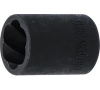 BGS technic Llave de vaso BGS 5277, perfil en espiral, extractor, entrada 10 mm (3/8") 17 mm
