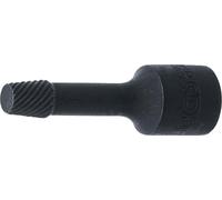 BGS 5281-8 | Llave de vaso de perfil en espiral / extractor de tornillos | entrada 10 mm (3/8") | 8 mm