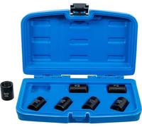BGS 5291 | Juego de llaves de vaso de perfil en espiral/ extractores de tornillos | entrada 12,5 mm (1/2") | 17 - 26 mm | 7 piezas