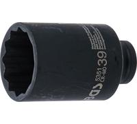 BGS 5351 | Llaves de vaso impacto 12 caras | entrada 12,5 mm (1/2") | 39 mm
