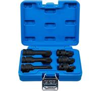 BGS 5380 | Juego de puntas de vaso de impacto | entrada 12,5 mm (1/2") | dentado múltiple interior (para XZN) M14 - M18 | 6 piezas