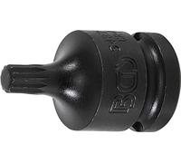 BGS 5487-M8 | Punta de vaso de impacto | entrada 12,5 mm (1/2") | dentado múltiple interior (para XZN) M8
