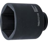 BGS | 5500-105 | Llaves de vaso impacto hexagonal, largo | entrada 25 mm (1") | 105 mm