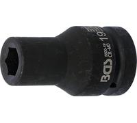 BGS 5500-19 | Llaves de vaso impacto hexagonal, largo | entrada 25 mm (1") | 19 mm