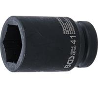 BGS 5500-41 | Llaves de vaso impacto hexagonal, largo | entrada 25 mm (1") | 41 mm