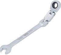 BGS 6169 | Llave combinada con carraca de doble articulación | angulable | 9 mm