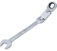 BGS 6177 | Llave combinada con carraca de doble articulación | angulable | 17 mm