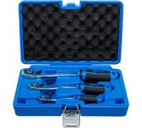 BGS 621 | Juego de carracas reversibles | dentado fino | 6,3 mm (1/4") - 10 mm (3/8") - 12,5 mm (1/2") | 3 piezas