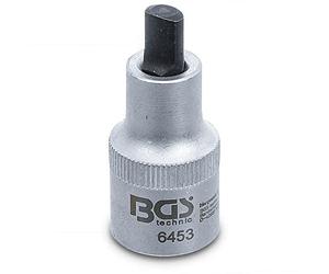 BGS 6453 | Vaso con punta para la extensión de las abrazaderas del amortiguador | entrada 12,5 mm (1/2") | 5,5 x 8,2 mm