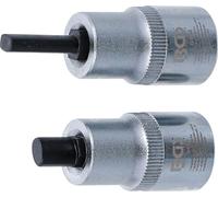 BGS 6455 | Juego de vasos con punta para la extensión de las abrazaderas del amortiguador | entrada 12,5 mm (1/2") | 5 x 7 mm + 5,5 x 8,2 mm | 2 piezas