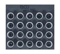 BGS 6659 | Bandeja para carro 1/6: Juego para tuercas de ruedas de VAG | 20 piezas
