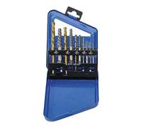 BGS 6780 | Extractores de tornillos y juego taladros de corte de izquierda | HSS | titanio-nitrurado | 2 - 7,5 mm | 10 piezas