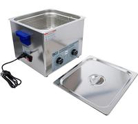 BGS 6881 | Limpiador de piezas por ultrasonido | 15 l | Caja de acero inoxidable, recipiente, tapa y cesta de limpieza, 760 W, 230 V (CA), 0 - 20 min, 20 - 80 °C, 40 KHz