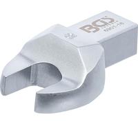 BGS 6901-16 | Llave de boca insertable | 16 mm | Sujeción 14 x 18 mm | Acero al cromo vanadio, cromado, mate, eje rectangular, con pasador de seguridad