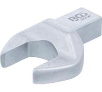 BGS 6901-24 | Llave de boca insertable | 24 mm | Sujeción 14 x 18 mm | Acero al cromo vanadio, cromado, mate, eje rectangular, con pasador de seguridad