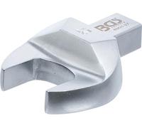 BGS 6901-27 | Llave de boca insertable | 27 mm | Sujeción 14 x 18 mm | Vástago rectangular | con pasador | acero al cromo vanadio | superficie cromada, mate