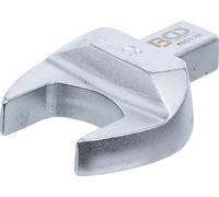BGS 6901-32 | Llave de boca insertable | 32 mm | Sujeción 14 x 18 mm | Vástago rectangular | con pasador | acero cromo vanadio | cromado mate