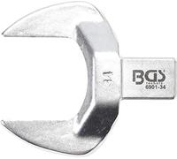 BGS 6901-34 | Llave de boca insertable | 34 mm | Sujeción 14 x 18 mm