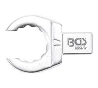 BGS 6904-17 | Llave de anillo insertable | abierta | 17 mm | Sujeción 9 x 12 mm