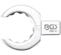BGS 6904-21 | Llave de anillo insertable | abierta | 21 mm | Sujeción 9 x 12 mm