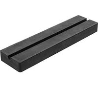 BGS 7012 | Almohadilla de goma | con ranura | para plataformas elevadoras | 373 x 100 x 35 mm