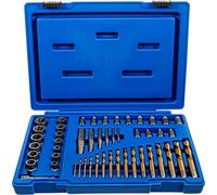 BGS 70329 | Extractor de tornillos y tuercas con juego de brocas de izquierda | 2 - 18 mm | 49 piezas