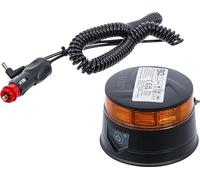BGS 70343 | Luz de identificación omnidireccional a batería | amarilla | con imán | 12 V / 24 V | Ø 130 mm