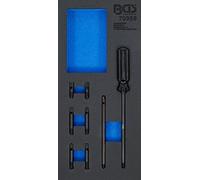 BGS 70958 | Bandeja para carro 1/3: Juego de herramientas de alineación para la junta de culata | para VAG