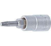 BGS 7098-T15 | Extractor de tornillos de punta de vaso | entrada 6,3 mm (1/4") | para perfil en T (para Torx) defectuoso T15