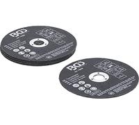 BGS 70998 | Juego de discos de corte | para acero inoxidable | Ø 75 x 1,0 x 10 mm | 5 piezas