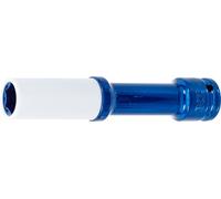 BGS technic Vaso de impacto BGS 7101 con protector plástico, entrada 12,5 mm (1/2") 17 mm