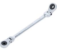 BGS 71028-6X8 | Llave combinada doble con carraca | angulable | con cabezas de anillo de perfil E | E6 x E8