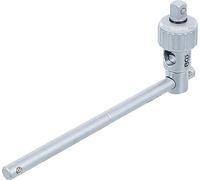 BGS 71047 | Adaptador de llave de vaso con función de carraca | Con mango corredizo | 12,5 mm (1/2")