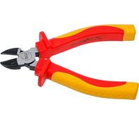 BGS 7154 | Pinza de corte diagonal VDE | 160 mm | DIN EN 60 900:2012 | perfil de agarre antideslizante