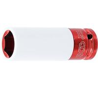 BGS 7203 | Vaso de impacto con protector de plástico | entrada 12,5 mm (1/2") | 21 mm