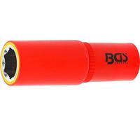 BGS 72068 | Llave de vaso de inserción VDE hexagonal | entrada 12,5 mm (1/2") | 18 mm