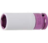 BGS technic Vaso de impacto BGS 7208 con protector de plástico entrada 12,5 mm (1/2") 22 mm