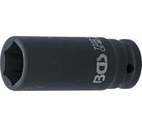 BGS 7222 | Llaves de vaso impacto hexagonal, largo | entrada 12,5 mm (1/2") | 22 mm