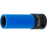 BGS 7301 | Vaso de impacto con protector de plástico | entrada 12,5 mm (1/2") | 17 mm